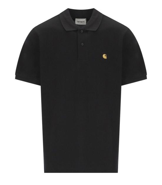 26SS 칼하트 WIP 숏슬리브 체이스 피케 폴로 I023807 00FXX XS Black