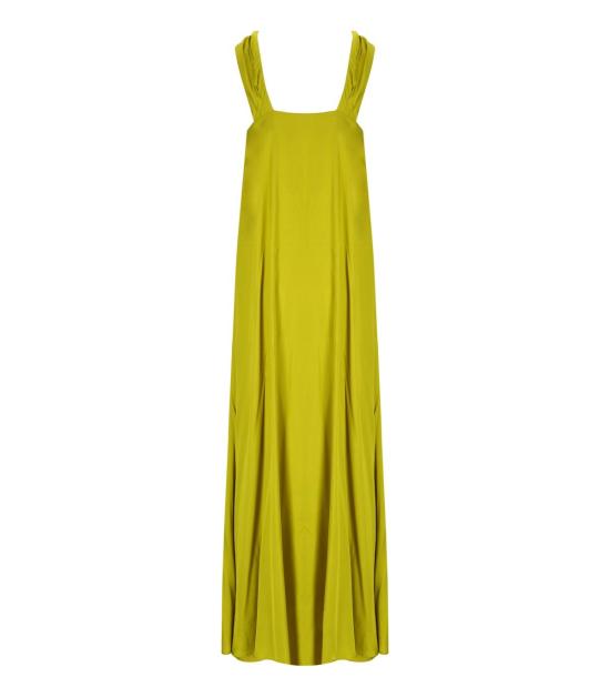 26SS 에센셜앤트워프 롱 원피스 JAYCEE YO31 34 Green - ESSENTIEL ANTWERP