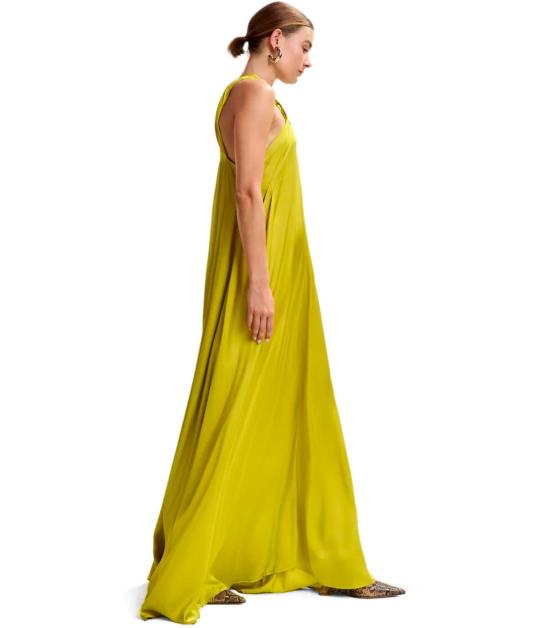 26SS 에센셜앤트워프 롱 원피스 JAYCEE YO31 34 Green - ESSENTIEL ANTWERP