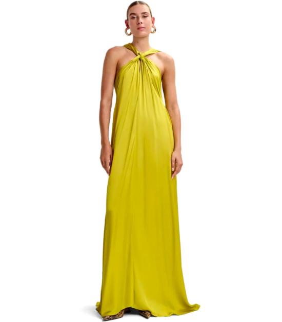 26SS 에센셜앤트워프 롱 원피스 JAYCEE YO31 34 Green - ESSENTIEL ANTWERP