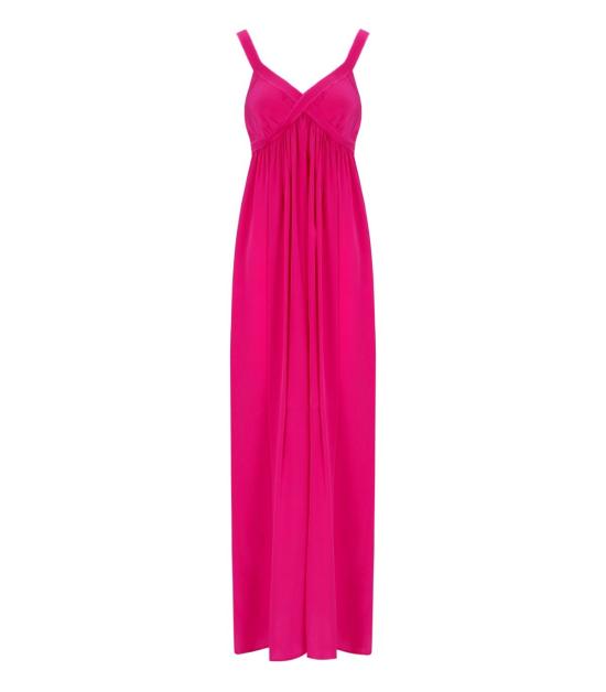 26SS 에센셜앤트워프 롱 원피스 JACOBEAN ML39 34 Fuchsia