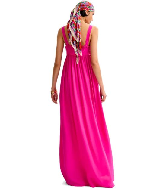 26SS 에센셜앤트워프 롱 원피스 JACOBEAN ML39 34 Fuchsia - ESSENTIEL ANTWERP