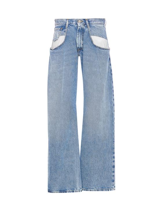 26SS 마르지엘라 컨트래스티드 포켓 스트레이트 진 S51LA0052 S30513470 Blue