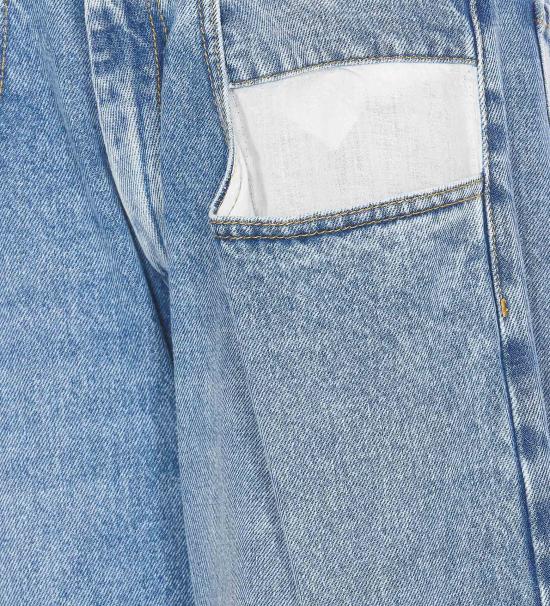26SS 마르지엘라 컨트래스티드 포켓 스트레이트 진 S51LA0052 S30513470 Blue - MAISON MARGIELA