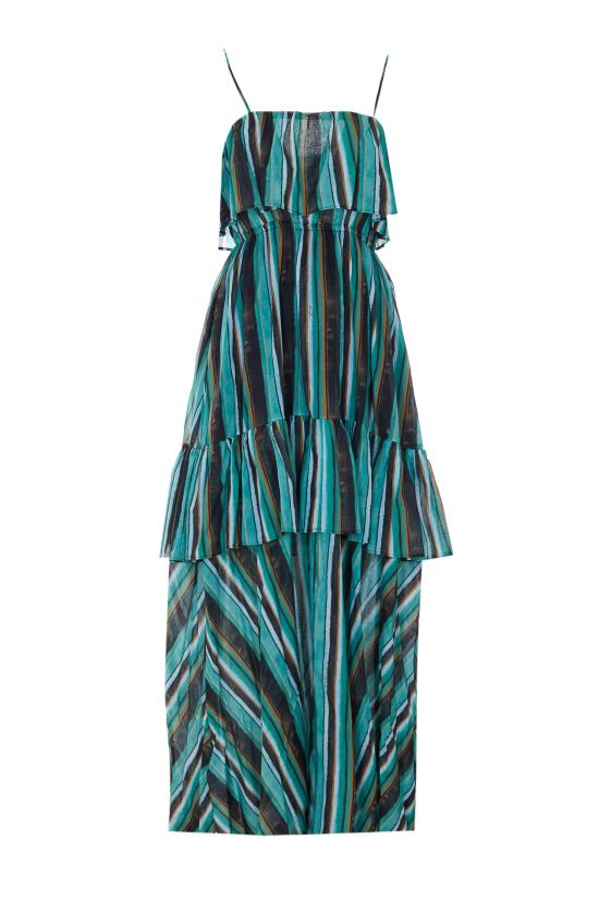 26SS 핑코 미디 원피스 106878 A3CHSD3 Green