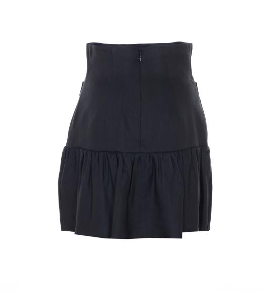 26SS 엘리자베타프랜치 미디 스커트 GO18662E2 110 Black - ELISABETTA FRANCHI