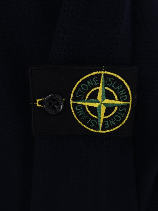  스톤 아일랜드 스웨터 유기농 면  블루 - STONE ISLAND