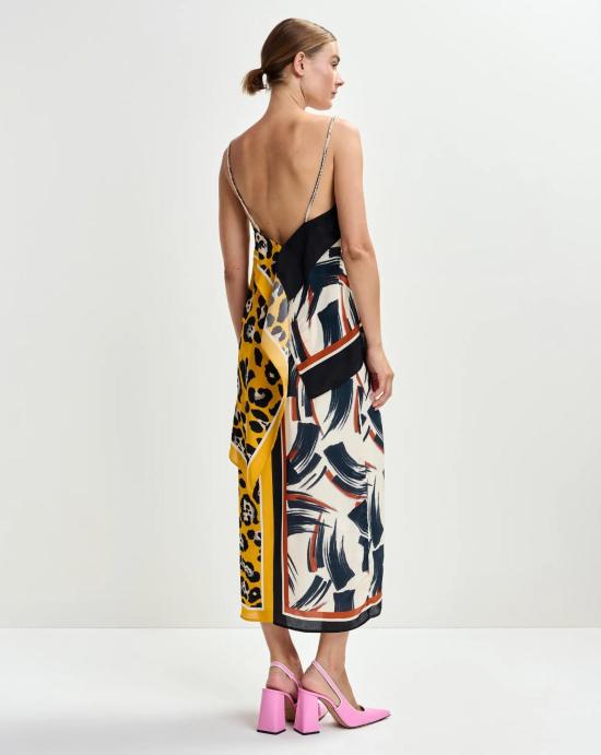 26SS 에센셜앤트워프 미디 스커트 JUANITA J2YO Combo2 yellow ocher - ESSENTIEL ANTWERP