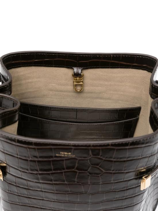 26SS 토템 토트백 244WAL0048LE0076 034 Dark brown - TOTEME