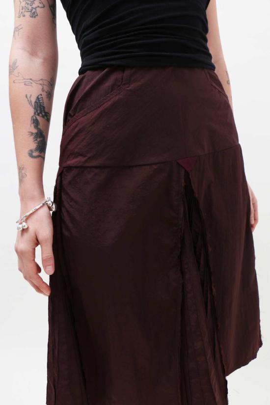  Talia Byre 미디 스커트 탈리아 바이어 펜슬 스커트 버건디 - OTHER BRANDS