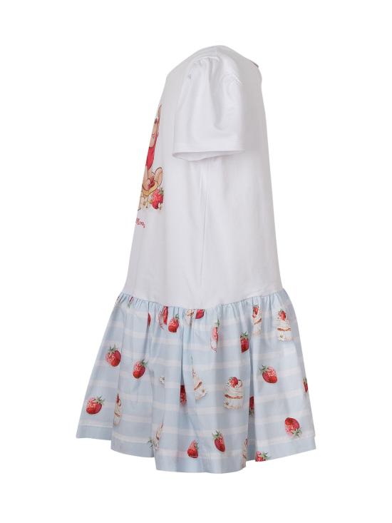 26SS [키즈] 모나리자 원피스 31G9167201 9952 BIANCO AZZURRO - MONNALISA