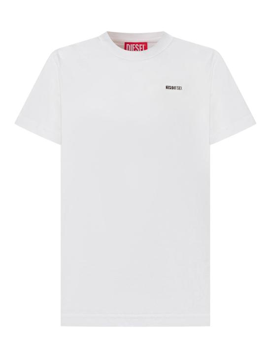 26SS [키즈] 디젤 티셔츠 J027710CATM K100 BIANCO