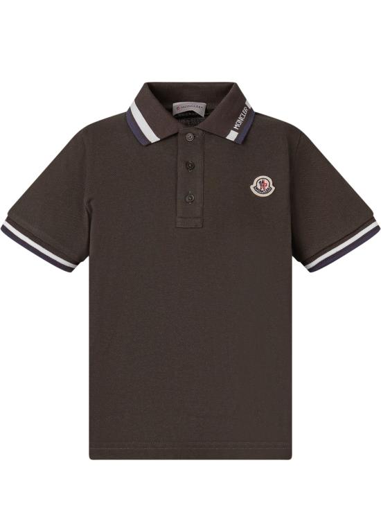 26SS [키즈] 몽클레어 폴로 셔츠 L19548A000128496W 830 VERDE