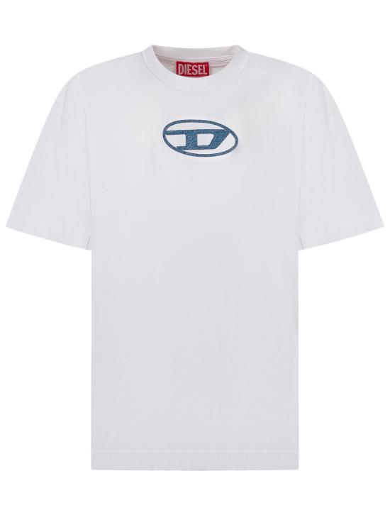 26SS [키즈] 디젤 티셔츠 J025900GRAI K100 BIANCO