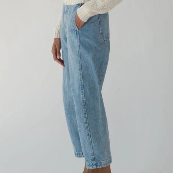  샤이나 모트 데님 팬츠 에밀 팬츠 슈퍼워시 - SHAINA MOTE