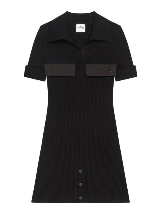 26SS 쿠레쥬 미디 스커트 126MRO800FI00019999 Black