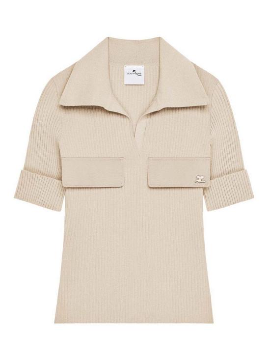 26SS 쿠레쥬 폴로 티셔츠 126MPO053FI00011054 Beige