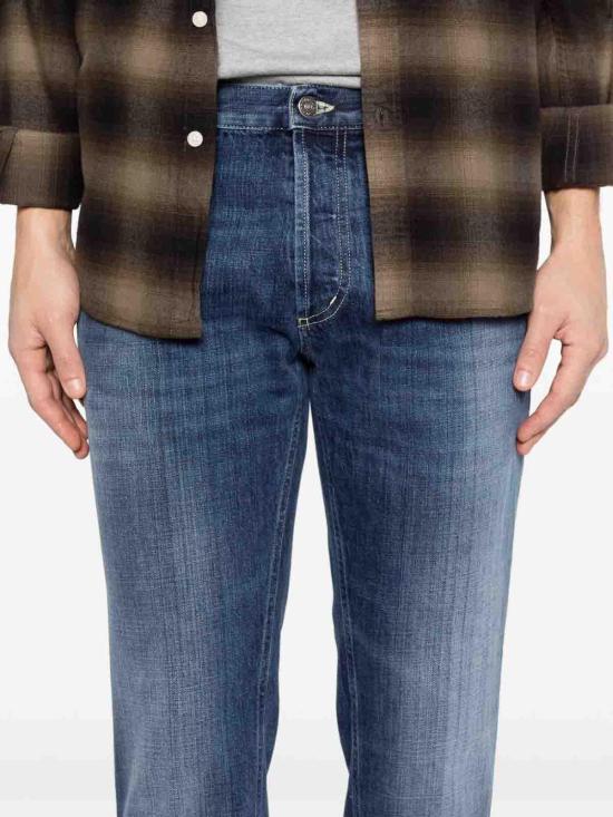 26SS 돈답 스트레이트 팬츠 UP434DFE311U800 Blue - DONDUP