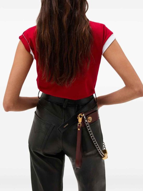 26SS 베르사체 민소매 티셔츠 10236971A178942RC90 Red - VERSACE