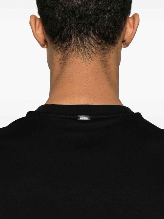 26SS 에르노 반팔 티셔츠 JG000206U520599300 Black - HERNO