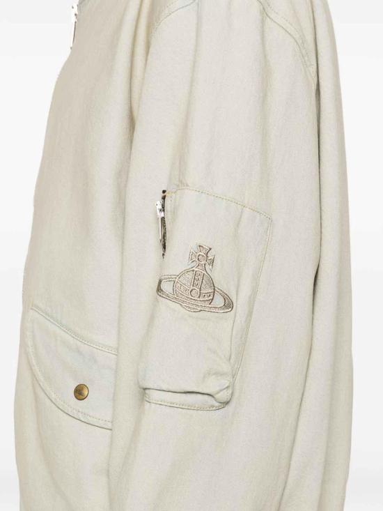 26SS 비비안웨스트우드 봄버 자켓 33040004W01C1B412 Blue - VIVIENNE WESTWOOD