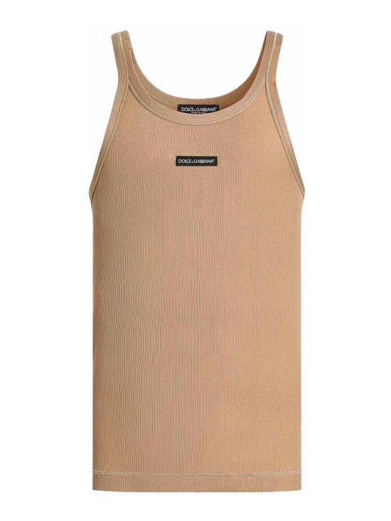 26SS 돌체앤가바나 민소매 티셔츠 G8PA8TG7P3IM0887 Beige