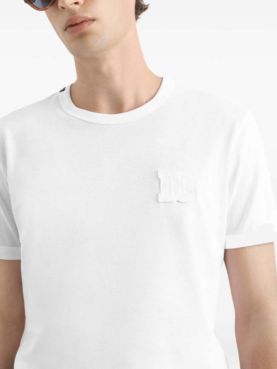 26SS 돌체앤가바나 반팔 티셔츠 G8PV1ZG7P3NW0800 White - DOLCE & GABBANA