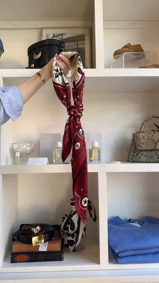  레이디버드 머플러/스카프 파 웨스트 실크 스카프 - LADYBIRD