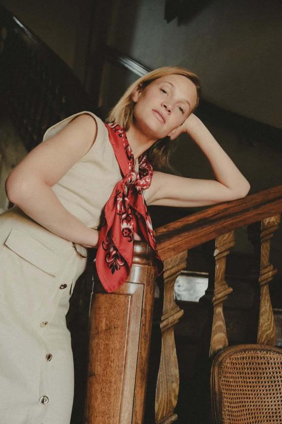  레이디버드 머플러/스카프 파 웨스트 실크 스카프 - LADYBIRD