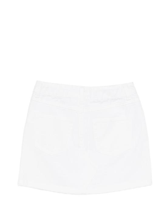 26SS [키즈] 모스키노 스커트 HBJ03MLSC00 10101 White - MOSCHINO