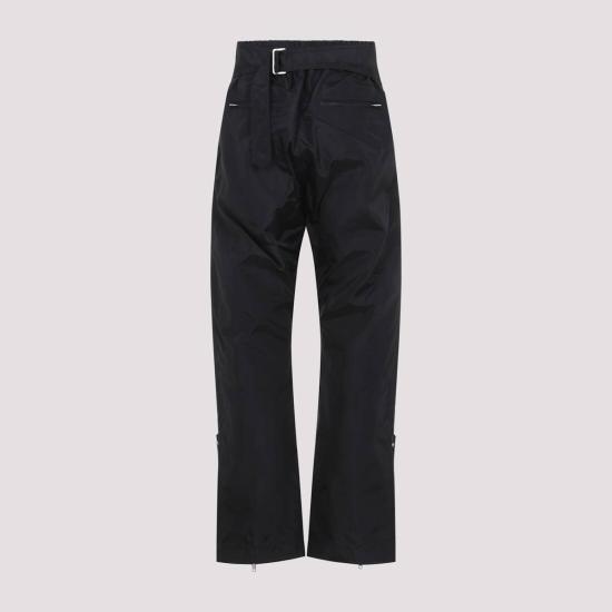  릭 오웬스 스트레이트 팬츠 메가스트랩  블랙 - RICK OWENS