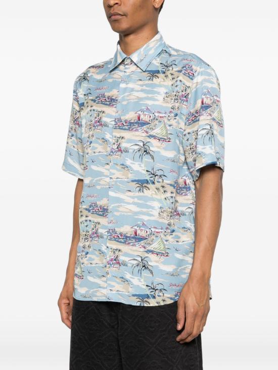 26SS 세븐포올맨카인드 셔츠 7M8N0G56 3HT Clear Blue - 7 FOR ALL MANKIND