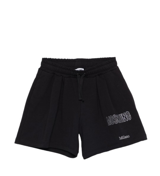 26SS [키즈] 모스키노 쇼츠/버뮤다 HDQ020LDA25 60100 Nero black