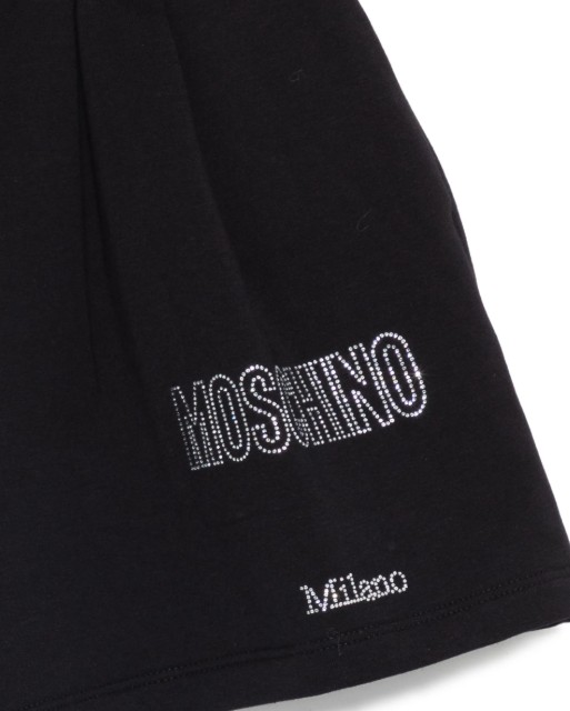 26SS [키즈] 모스키노 쇼츠/버뮤다 HDQ020LDA25 60100 Nero black - MOSCHINO