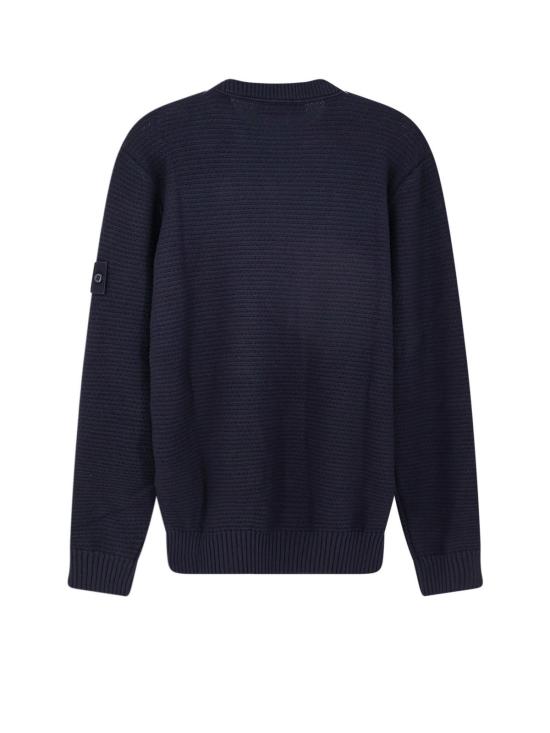  스톤 아일랜드 스웨터 울 & 캐시미어 혼방  블루 - STONE ISLAND