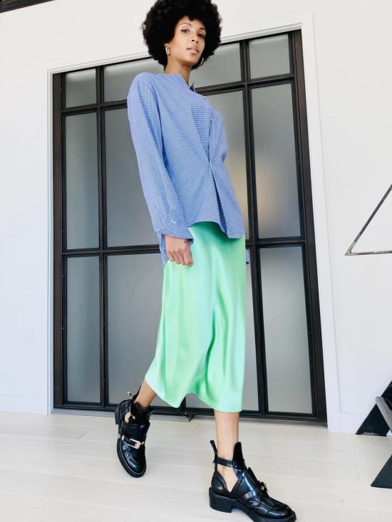  예세이트 긴팔 티셔츠 요나스 버튼다운 셔츠 - YESAET