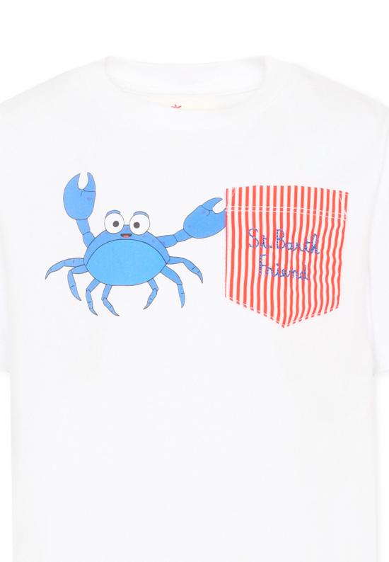 26SS [키즈] 세인트바쓰 티셔츠 EDD0001 01945L WHITE - MC2 SAINT BARTH