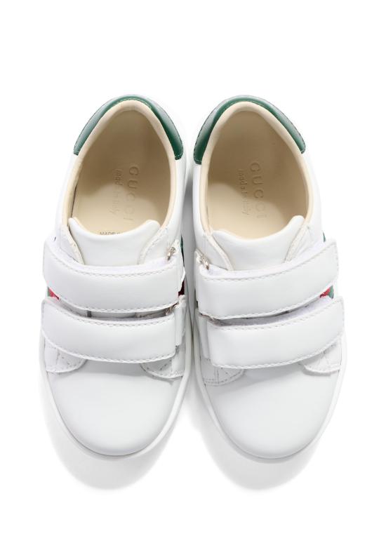 26SS [키즈] 구찌 스니커즈 858455 CPWB0 9085 WHITE - GUCCI