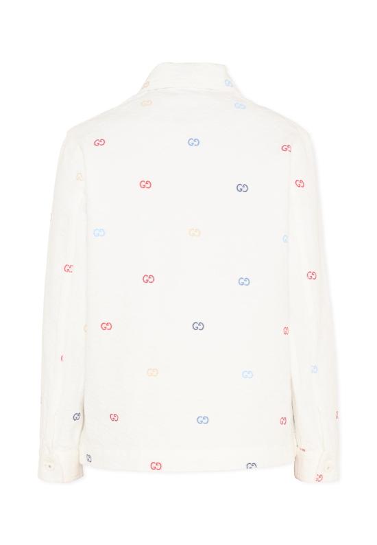 26SS [키즈] 구찌 데님 자켓 826640 XDDFC 9066 WHITE - GUCCI