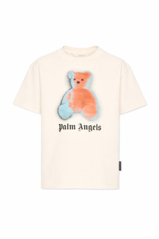 26SS [키즈] 팜앤젤스 티셔츠 PBAA003S26JER005 002 IVORY - PALM ANGELS