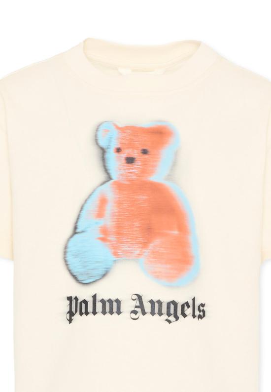 26SS [키즈] 팜앤젤스 티셔츠 PBAA003S26JER005 002 IVORY - PALM ANGELS