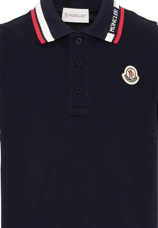 26SS [키즈] 몽클레어 폴로 셔츠 L1954 8A00012 8496W 778 BLUE - MONCLER