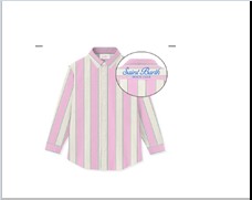 26SS [키즈] 세인트바쓰 셔츠 BRIG003 00897L PINK