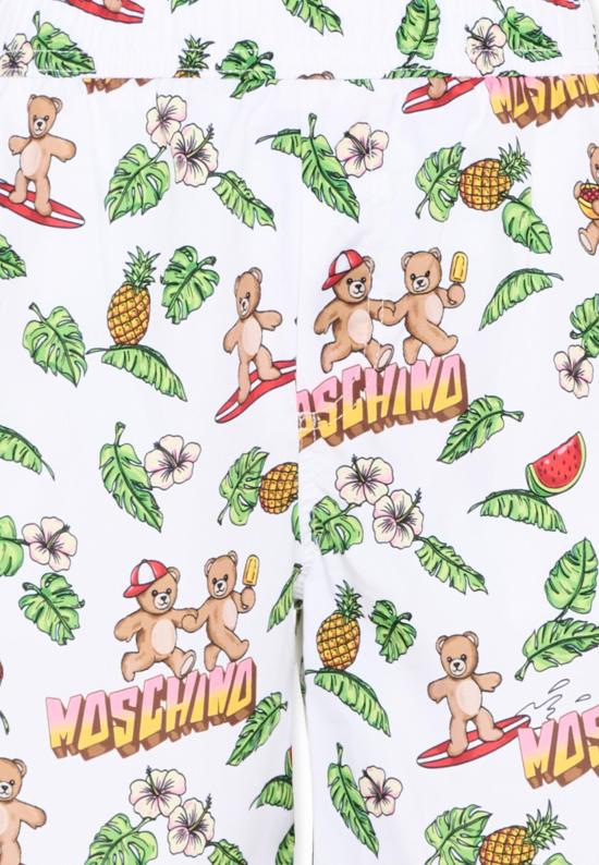 26SS [키즈] 모스키노 수영복/비치웨어 HUL01M LKA02 83657 WHITE - MOSCHINO