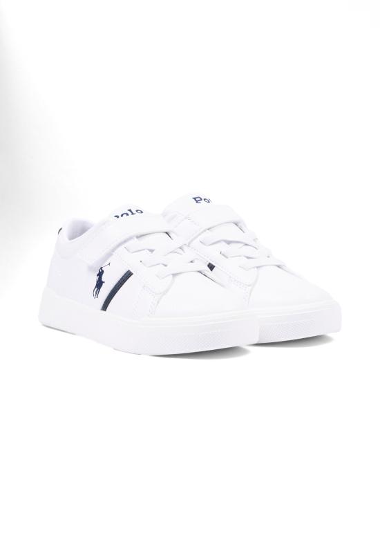 26SS [키즈] 랄프 로렌 스니커즈 RL01268100 WHITE - RALPH LAUREN