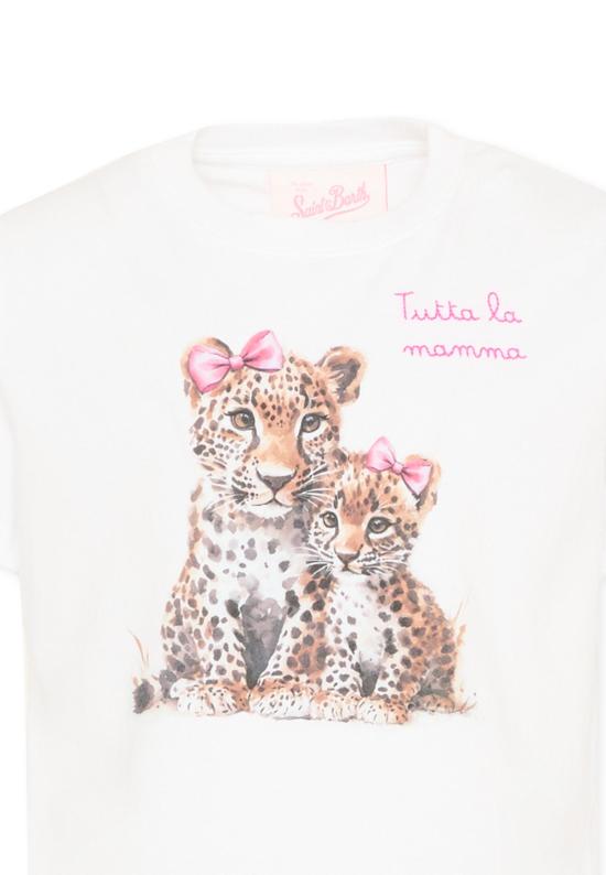 26SS [키즈] 세인트바쓰 티셔츠 ELLY001 00299L WHITE - MC2 SAINT BARTH