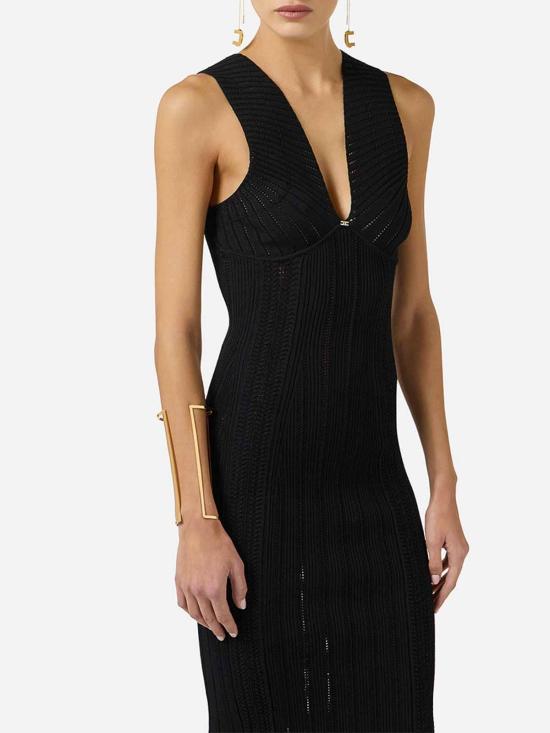 26SS 엘리자베타프랜치 미디 스커트 AM36B62E2110 Black - ELISABETTA FRANCHI