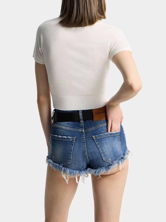 26SS 디스퀘어드2 탑 S75HA1399D13203102 White - DSQUARED2