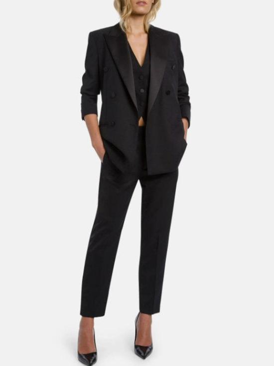 26SS 돈답 베스트 DJ763WFH188DXXXC999 Black - DONDUP