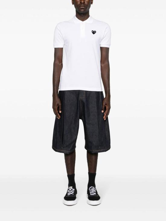 26SS 꼼데가르송 폴로 티셔츠 AXT0662 White - COMME DES GARCONS